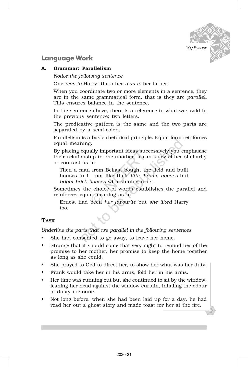 english short stories grade 12 2023 eveline